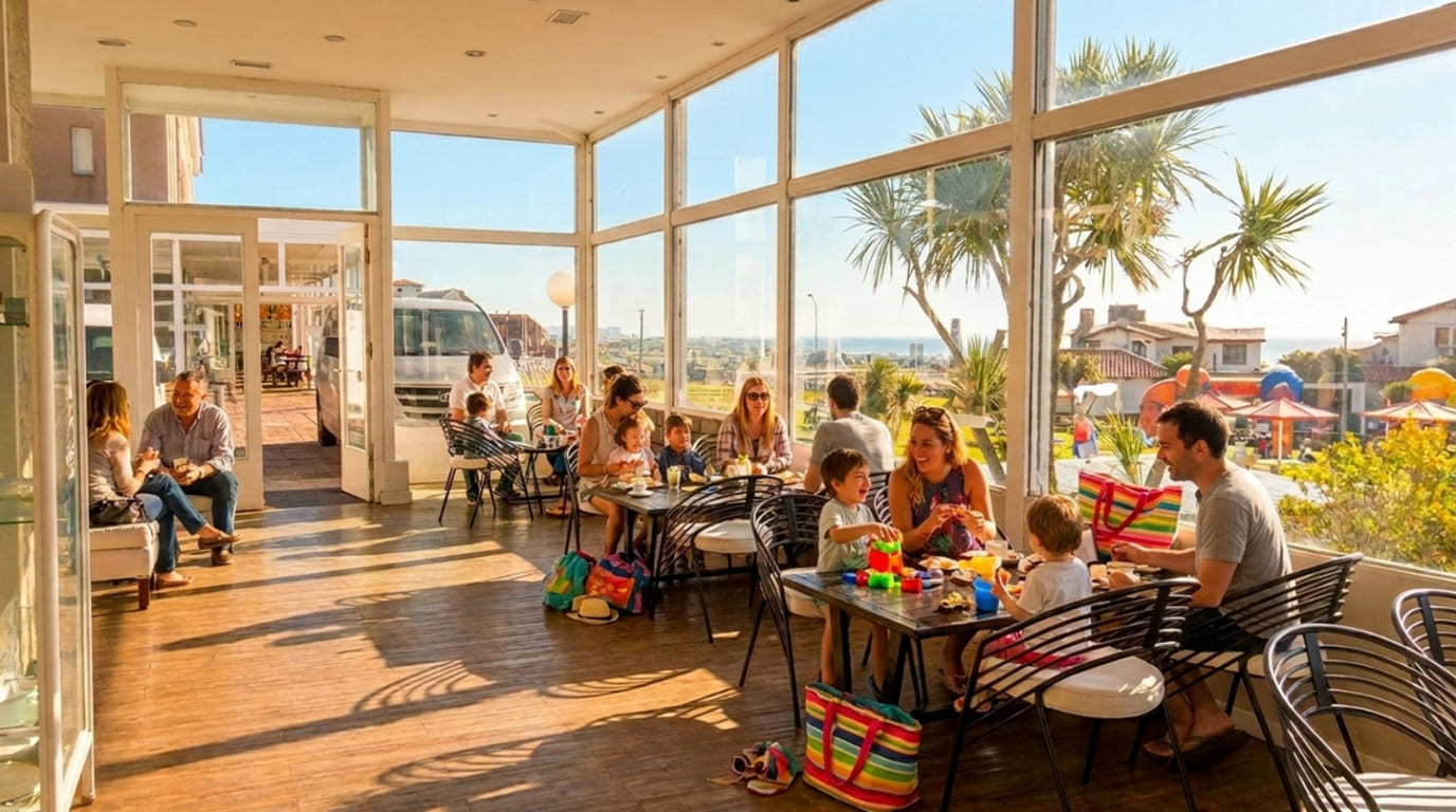 Comedor del hotel, otra vista