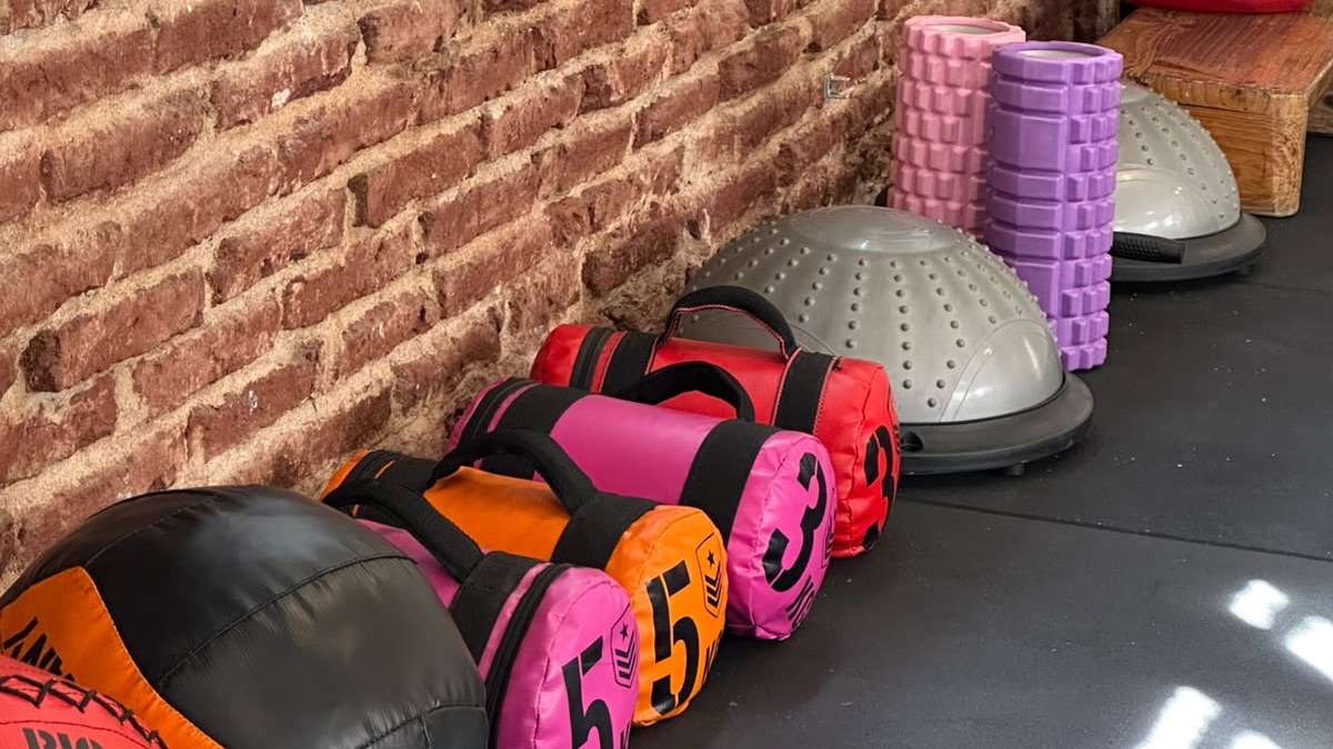 Gimnasio del hotel, accesorios de entrenamiento